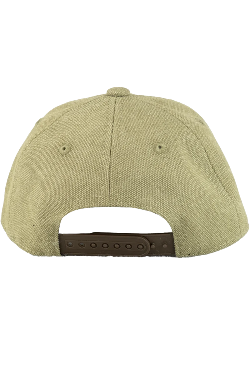 Kinder Snapback-Cap mit flauschigem Schaf - khaki