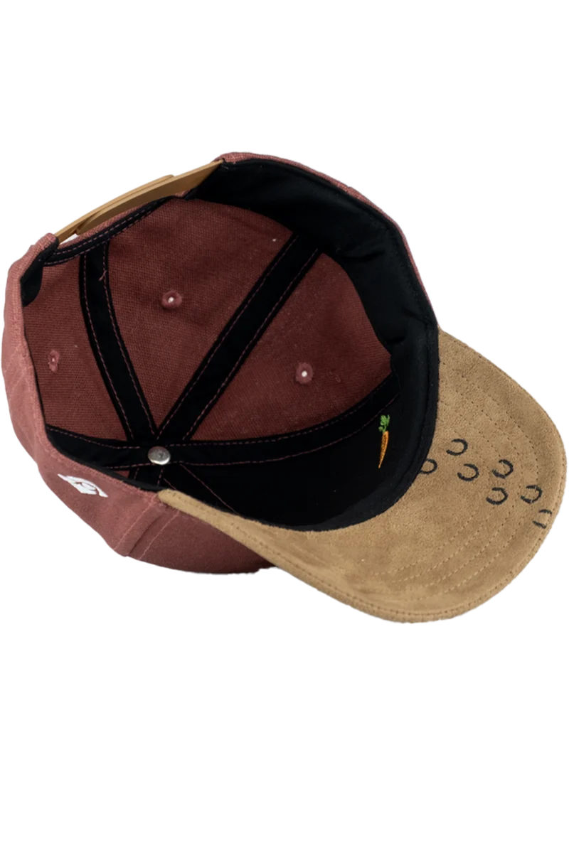 Kinder Snapback Cap mit Pferd-Motiv - rostrot