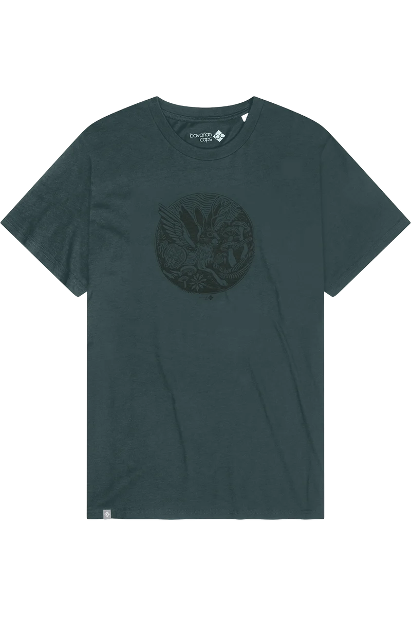 Herren T-Shirt mit Woipadinga-Motiv - anthrazit