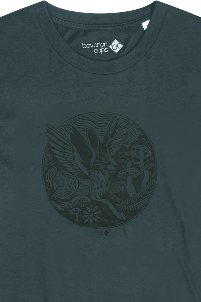 Herren T-Shirt mit Woipadinga-Motiv - anthrazit