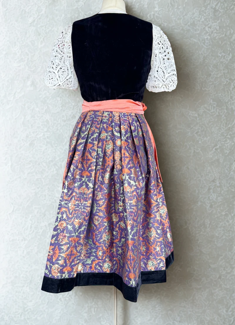 Dirndl Krüger Collections, Jacinta, 70 cm, Samt, schwarz