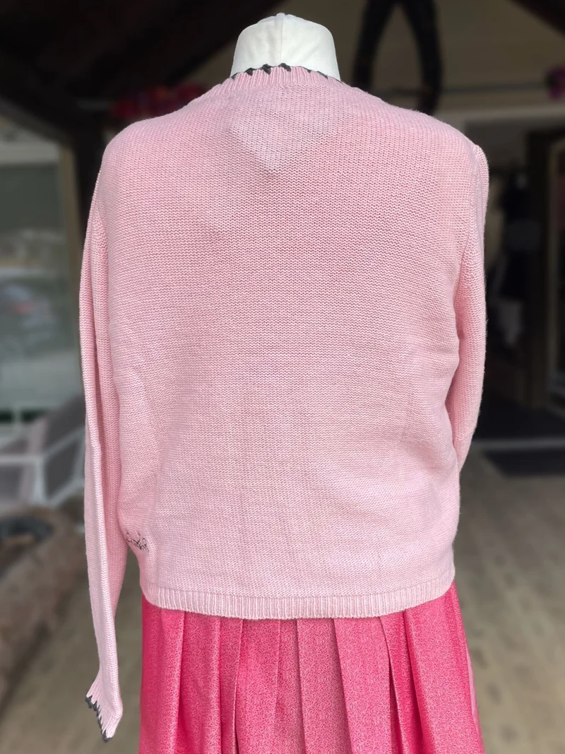 Trachten Jacke, Hangowear, Wilberta, Strickjacke, rosa
