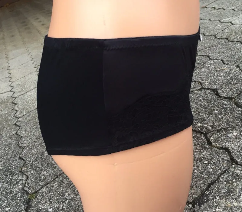 Panty Hipster, Slip, After Eden, schwarz, Satin
