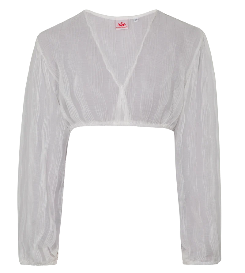 Dirndlbluse, Spieth & Wensky, Gesche, offwhite, langarm, große Größen
