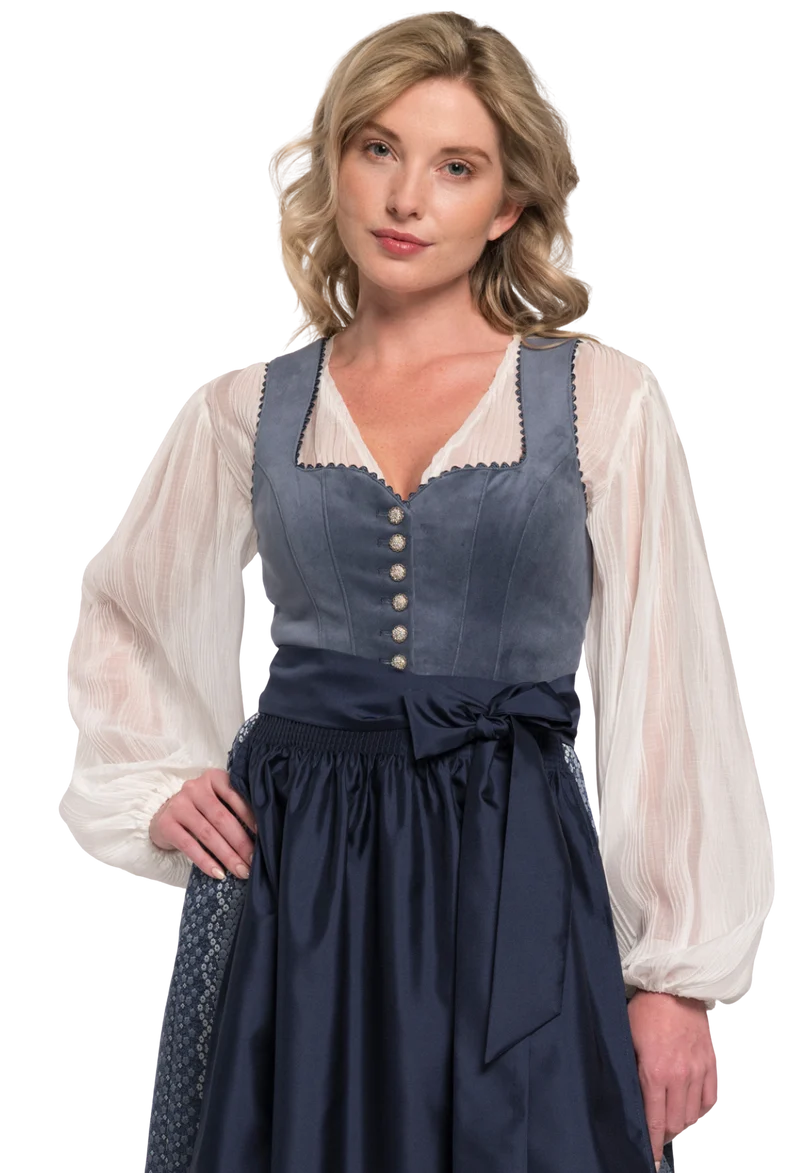 Dirndlbluse, Spieth & Wensky, Gesche, offwhite, langarm, große Größen
