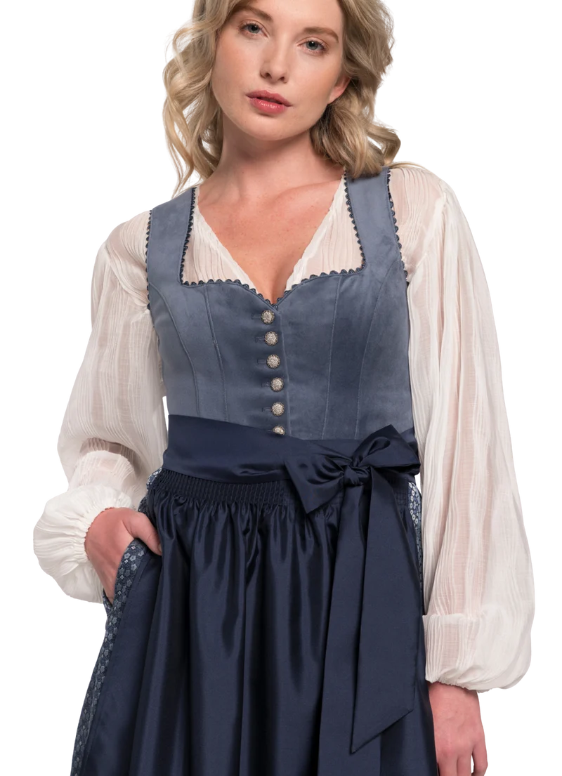 Dirndlbluse, Spieth & Wensky, Gesche, offwhite, langarm, große Größen