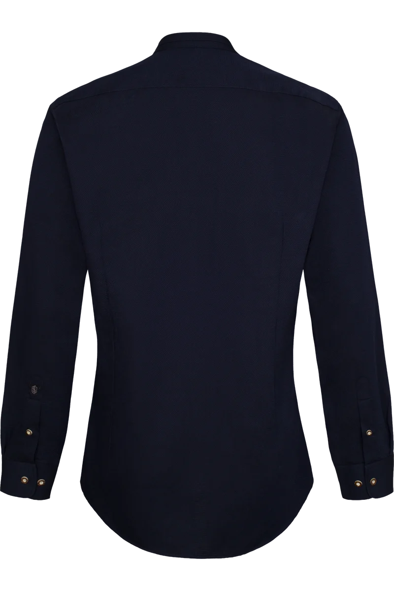 Herren Trachtenhemd gemustert Tailored Fit - navy