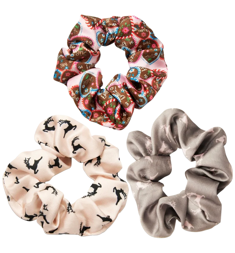 Haarschmuck, Haargummis, Scrunchies Set, Trachten