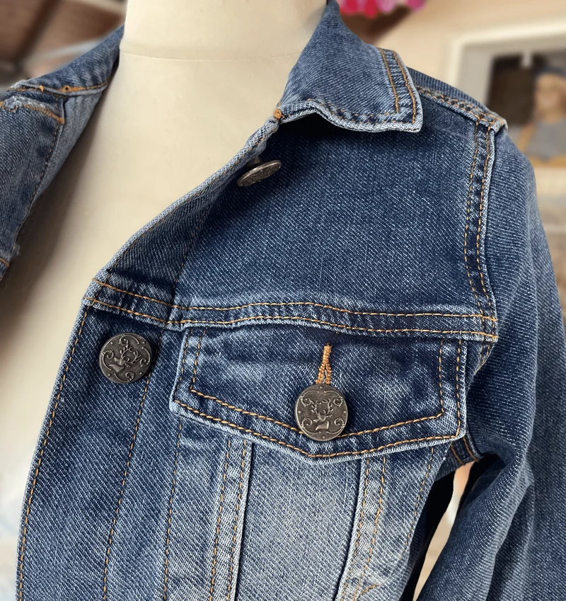 Trachten Jacke, Hangowear, Abby, Jeansjacke