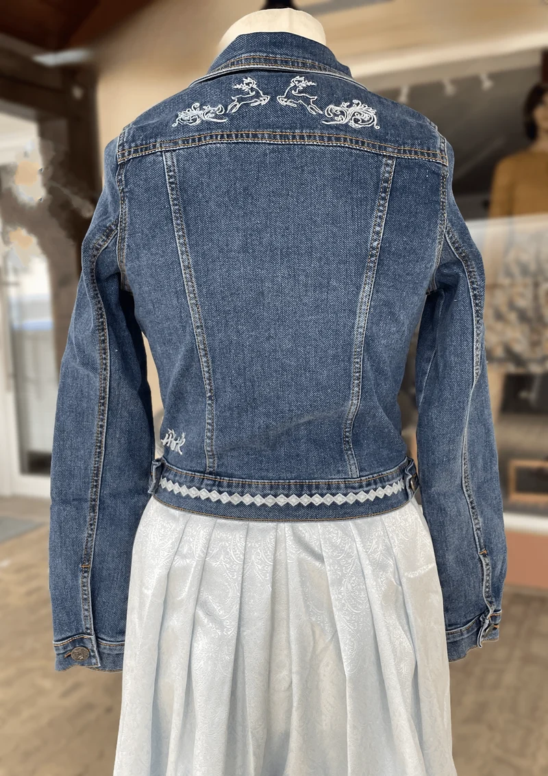 Trachten Jacke, Hangowear, Abby, Jeansjacke