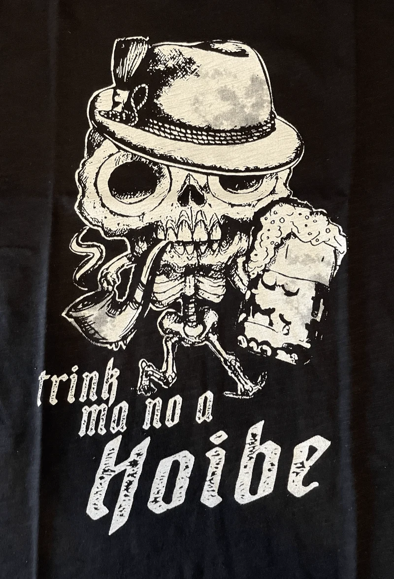 Herrenshirt, Trachten Shirt, HangOwear, Andy, Schwarz, Bier