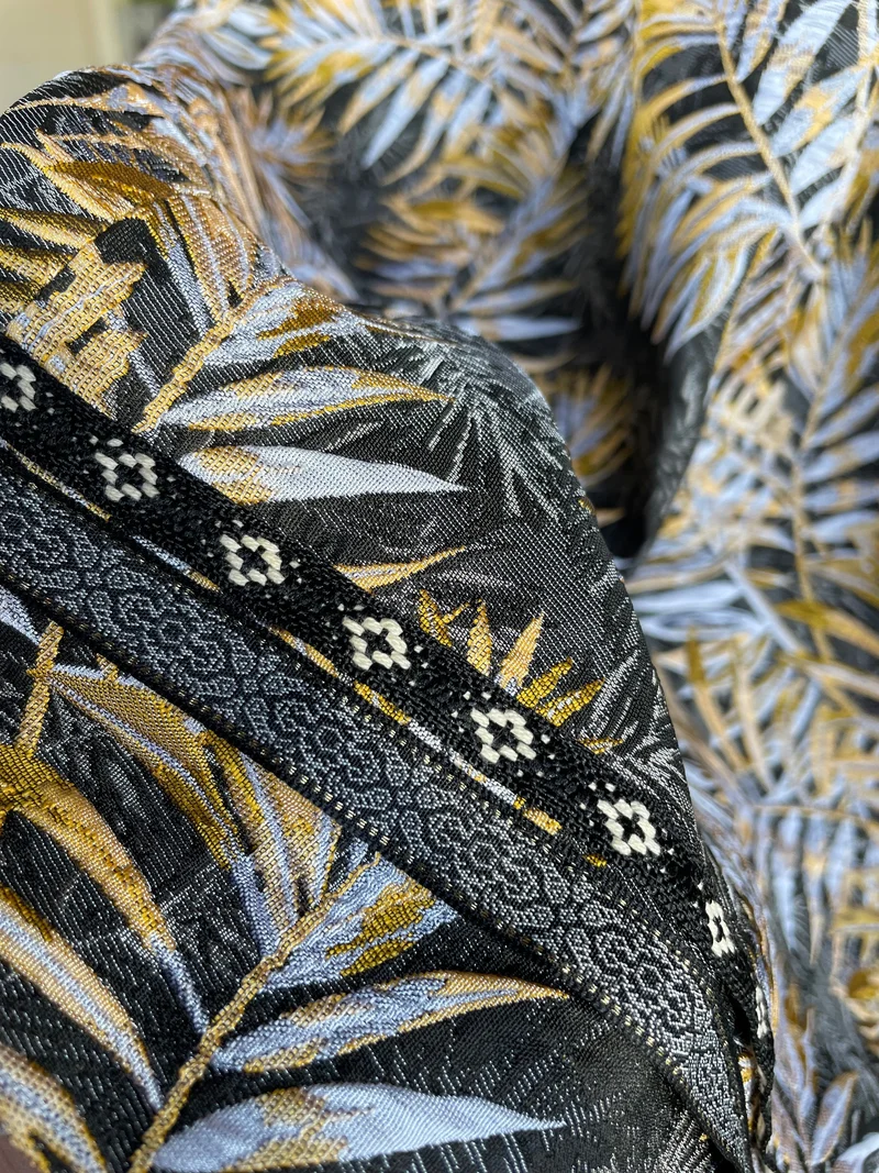 Trachten Rock Midi, Judika, schwarz, silber, gelb Krüger Collections