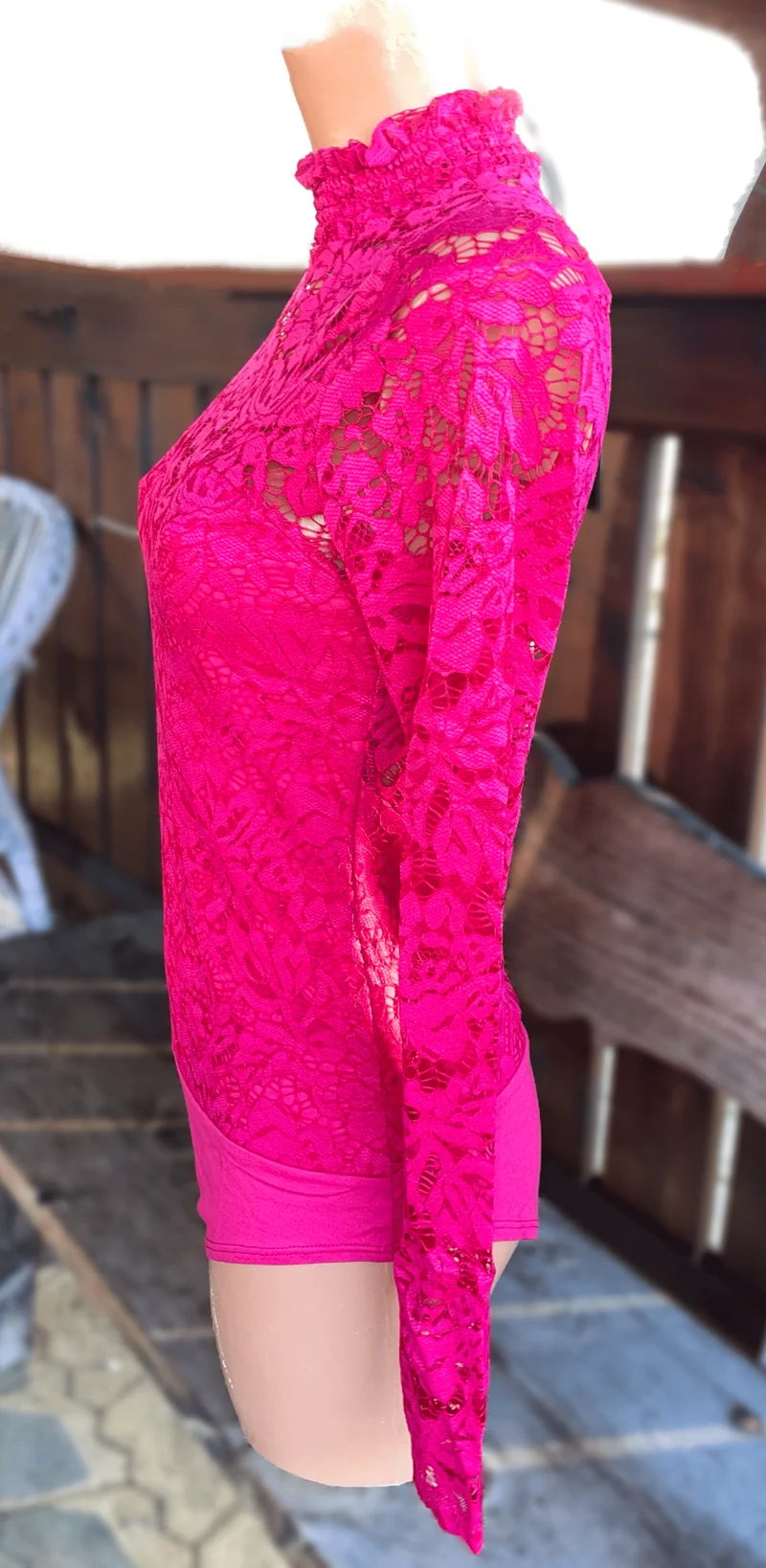 Trachtenbluse, Blusenbody, HangOwear, Filiz pink