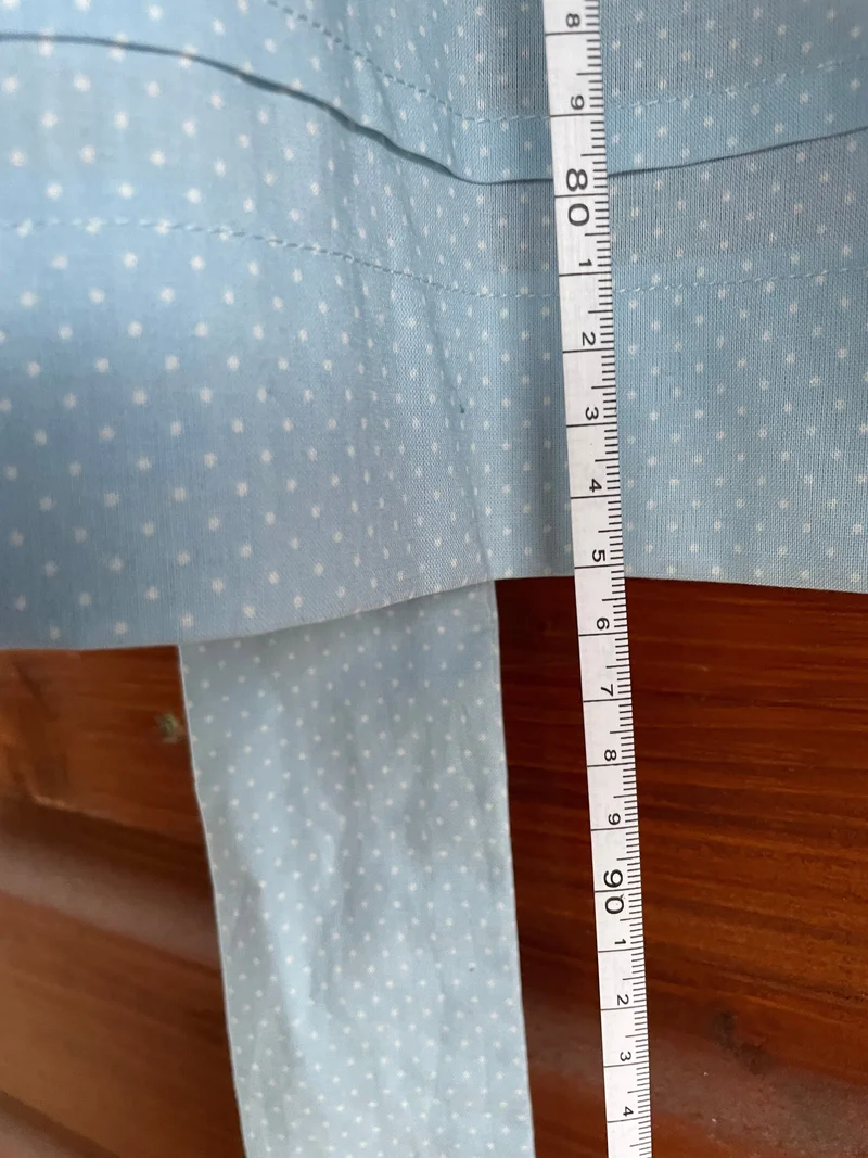 Dirndlschürze, Schürze, hellblau, Gr. 3, für 90er 95er