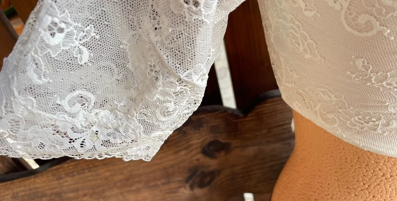 Dirndlbluse Nina von C., Claudia, champagner, halbarm, Blüten