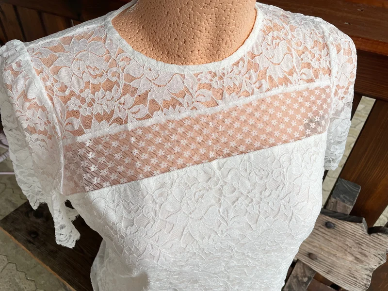 Trachtenbluse, Spieth & Wensky, Alina, Spitze, offwhite