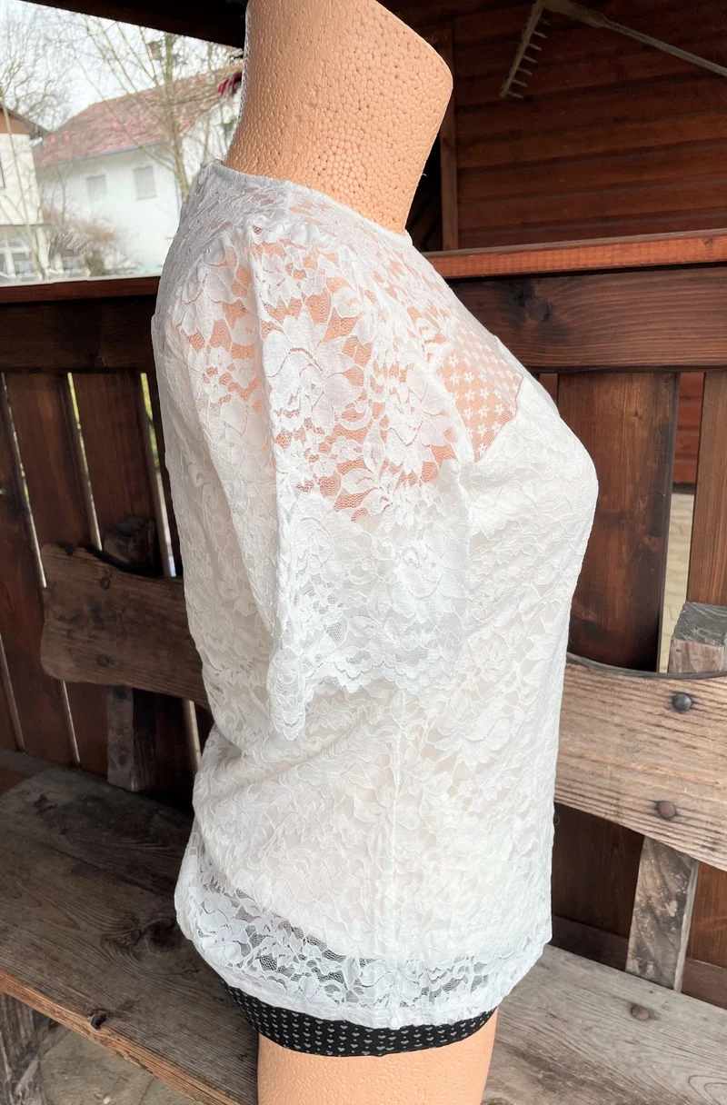 Trachtenbluse, Spieth & Wensky, Alina, Spitze, offwhite