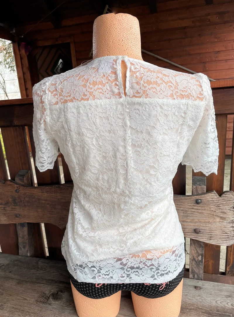 Trachtenbluse, Spieth & Wensky, Alina, Spitze, offwhite