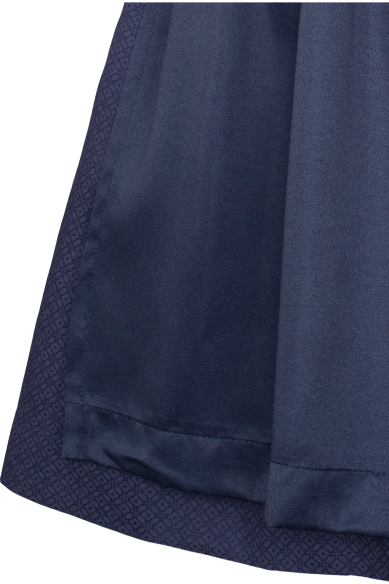 Kinder-Veloursdirndl mit Flügelärmeln - taubenblau