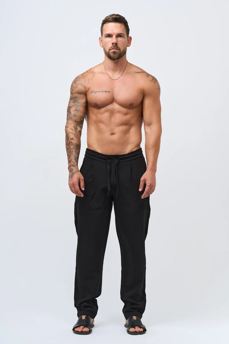 TWIN SET TROUSER - BLACK