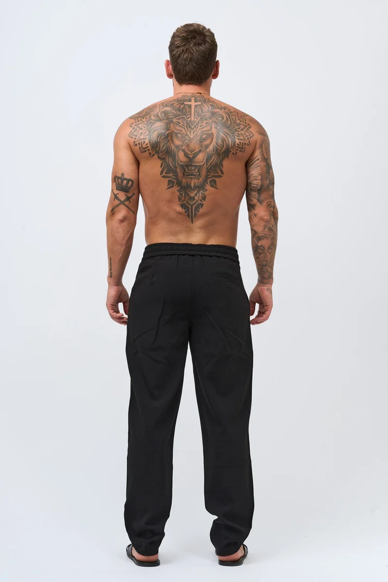 TWIN SET TROUSER - BLACK