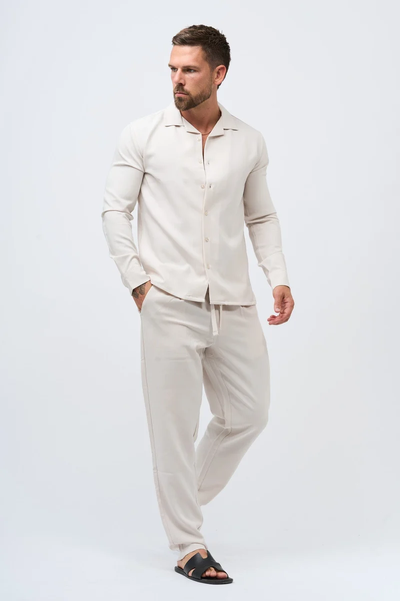 TWIN SET SHIRT - ECRU