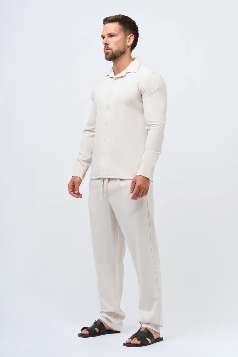 TWIN SET SHIRT - ECRU