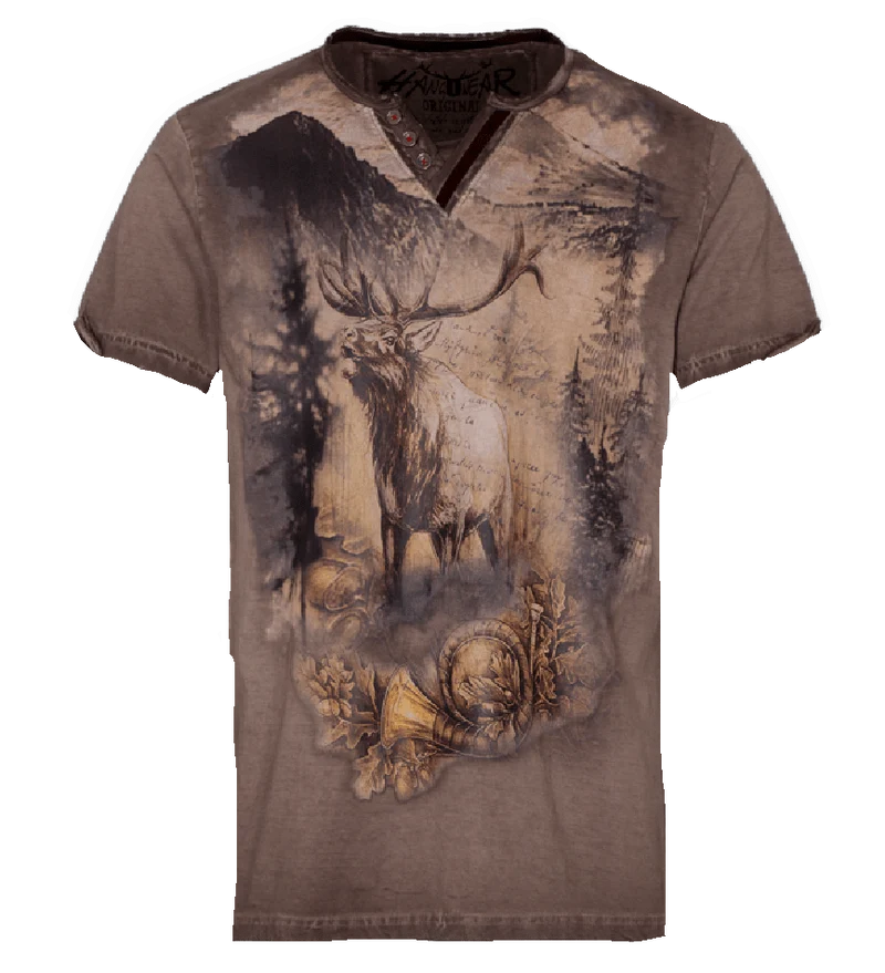Herrenshirt, Trachten Shirt, HangOwear, Dietrich Hirsch