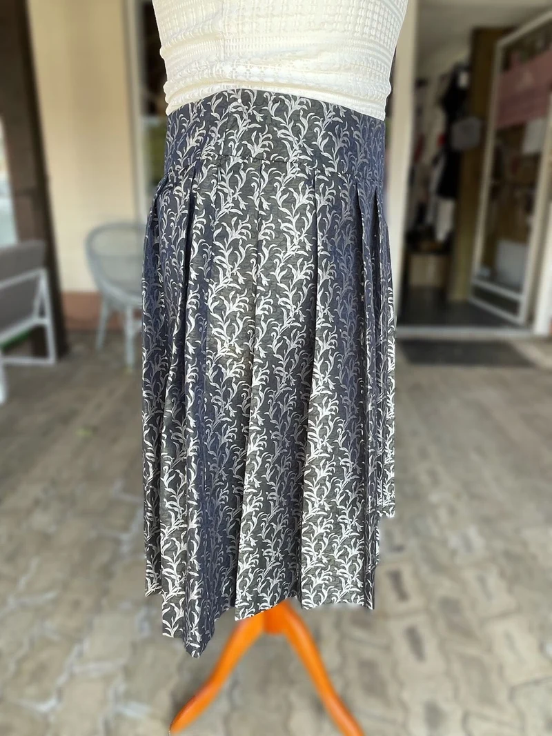Trachten Rock Midi 60 cm, Emma, grün silber, Spieth & Wensky