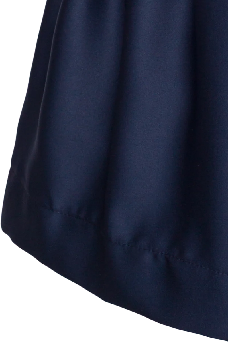 Kinder Samtdirndl mit Schürzenschließe - blau