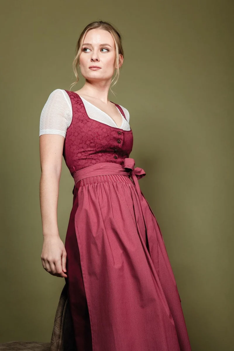 Dirndl Alpenfee, Elisa rot 70 cm, Große Größen