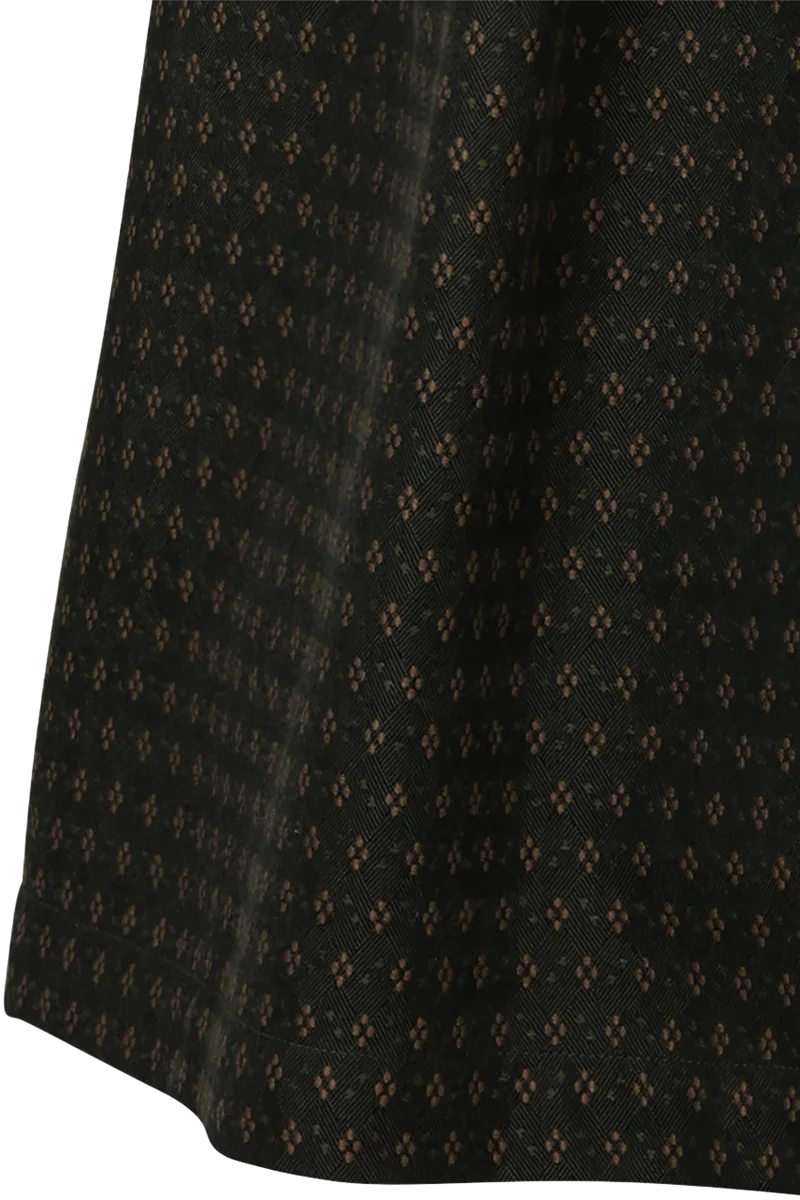Dirndl in Midilänge 75cm mit Unterrock - tanne