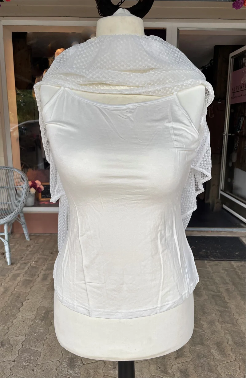 Trachtenbluse, Spieth & Wensky, langarm, Wainya, offwhite