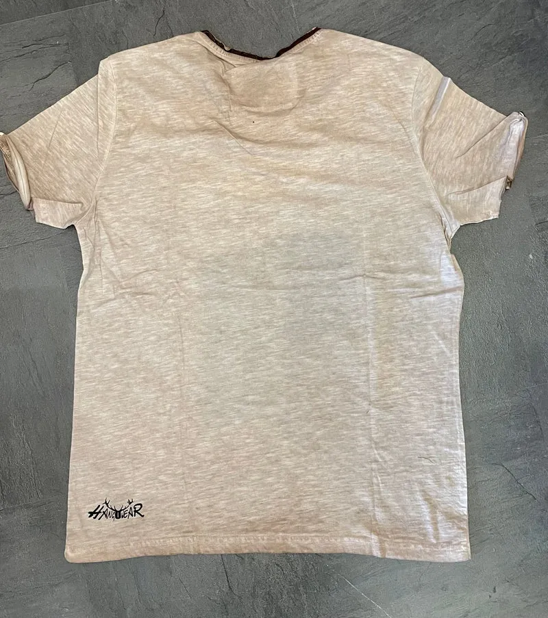 Herrenshirt, Trachten Shirt, HangOwear, Bier versteht, beige