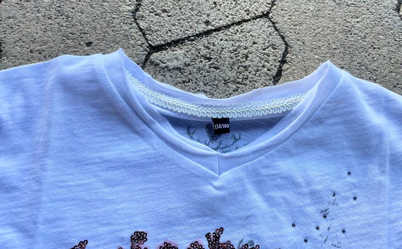Kinder Madlshirt, HangOwear, Yelly Kids, weiß, Aufgebrezelt, Breze
