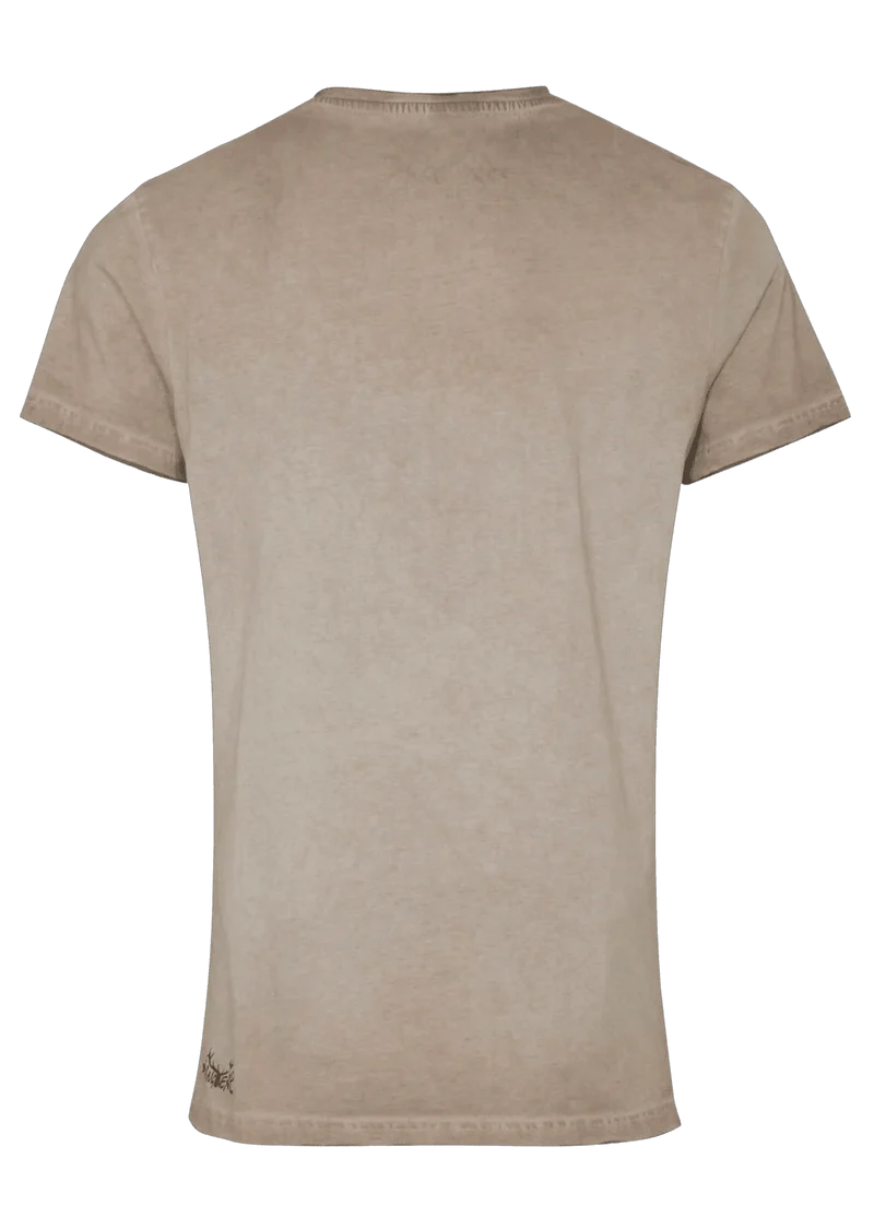 Herrenshirt, Trachten Shirt, HangOwear, Zerres, Bayern, beige