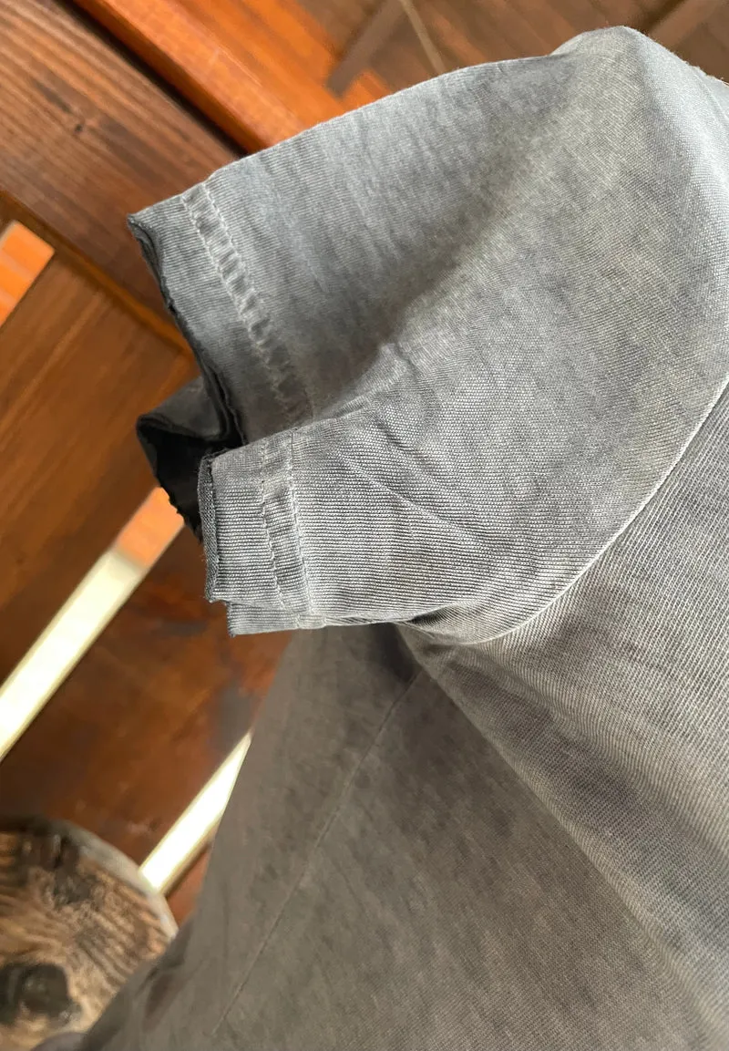 Trachtenshirt, HangOwear, Yusra, grau, Hirsch