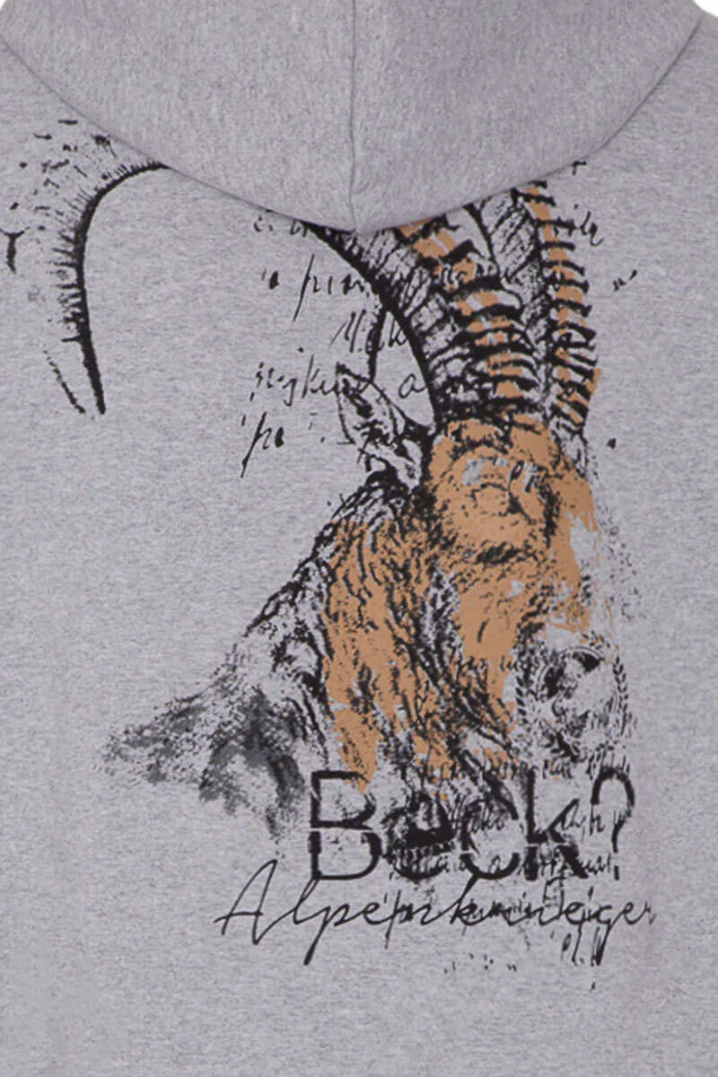 Herren Hoodie Steinbock