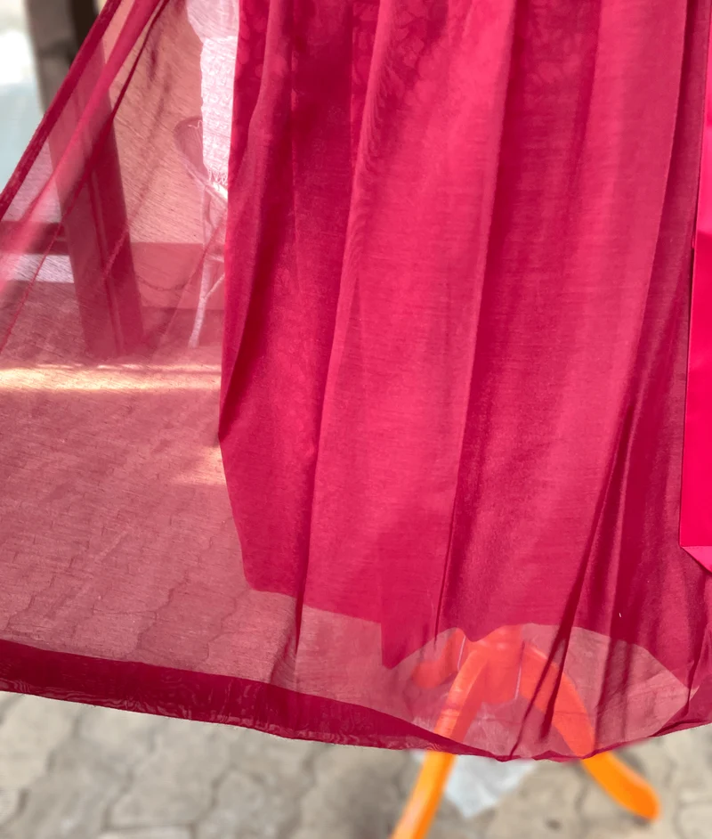 Dirndl Krüger Collections, Shiloh, 70 cm, rot mit Charivari, große Größen