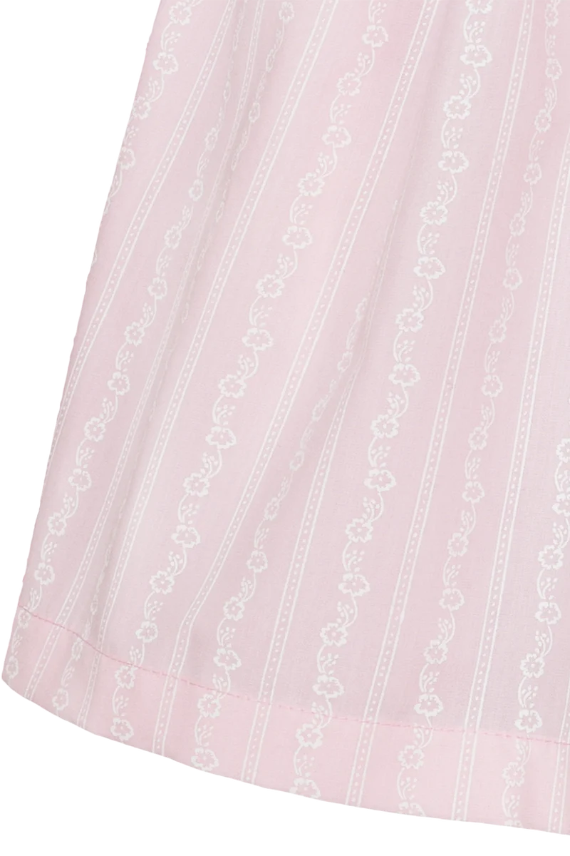Kinderdirndl aus Baumwolle mit Bluse - pink