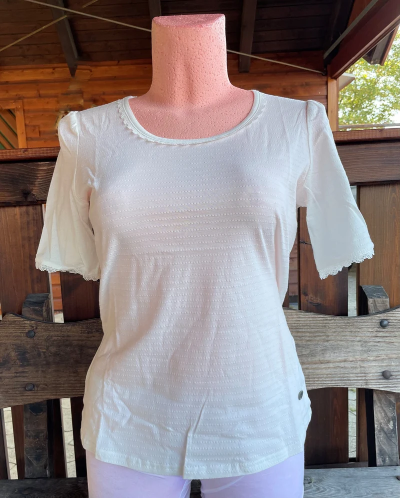 Trachtenshirt, Trachtenbluse, Spieth & Wensky, Wallgau, ecru