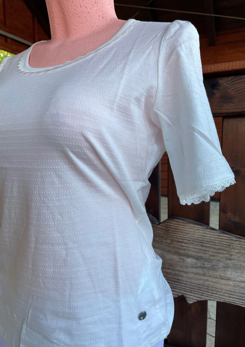 Trachtenshirt, Trachtenbluse, Spieth & Wensky, Wallgau, ecru
