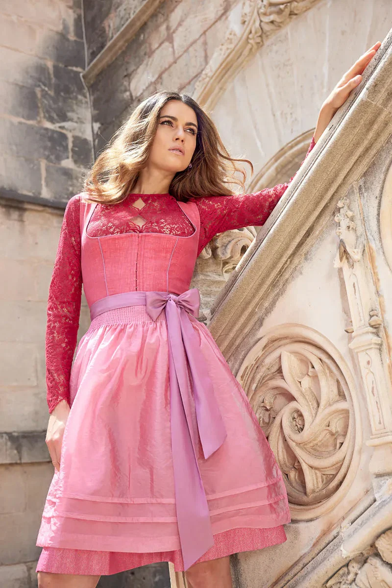 Dirndl Krüger Collections, Amandine, 70 cm, rot rosa
