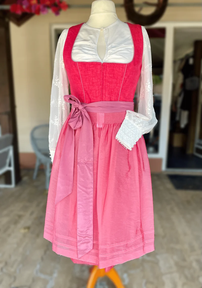 Dirndl Krüger Collections, Amandine, 70 cm, rot rosa