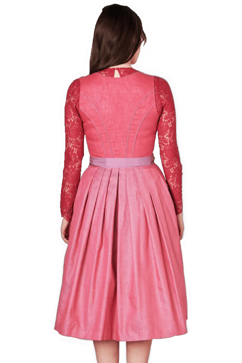 Dirndl Krüger Collections, Amandine, 70 cm, rot rosa