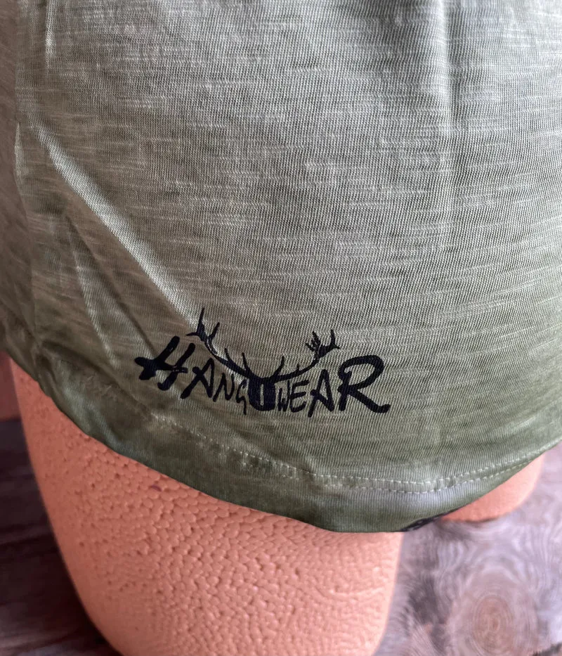 Trachtenshirt, HangOwear, Yola, oliv grün, Gr. L (40/42)