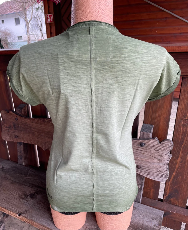 Trachtenshirt, HangOwear, Yola, oliv grün, Gr. L (40/42)