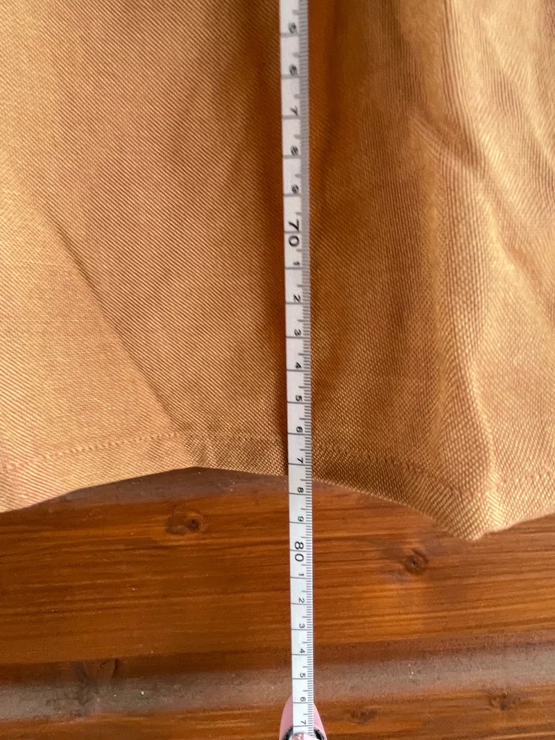 Dirndlschürze, Schürze, lachs schimmernd, Gr. 2, für 85er
