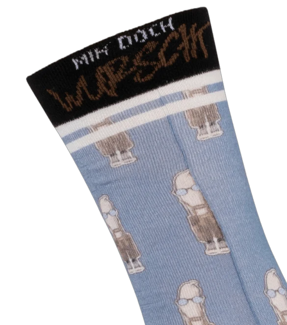 Socken, Trachtensocken Hangowear, Homer, blau, Weißwurst