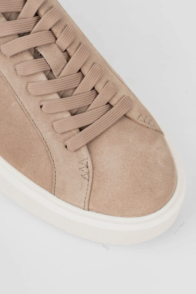 SUEDE TRAINER - BEIGE